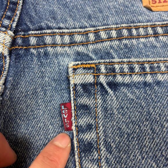 Levi's 512 Slim Fit Straight Leg Mom Jeans Women's 32x31 - Picture 6 of 13